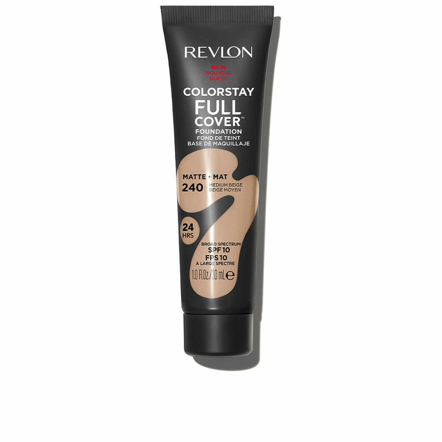 Base de Maquilhagem Cremosa Revlon ColorStay Full Cover Nº 240 Medium Beige 30 ml