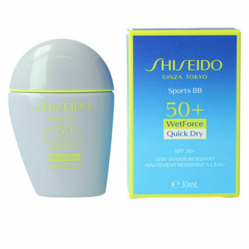 Sun Protection with Colour Shiseido Sports BB SPF50+ Medium Tone (30 ml)