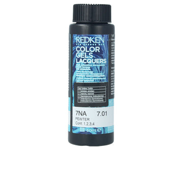 Tinta Permanente Redken Color Gel Lacquers 7NA-pewter 3 x 60 ml Líquido