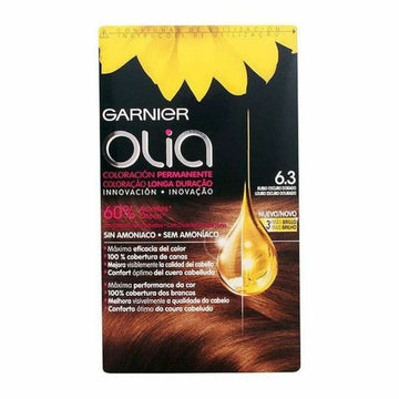 Tinta Sem Amoníaco Olia Garnier 3600541234925 Louro Escuro Dourado