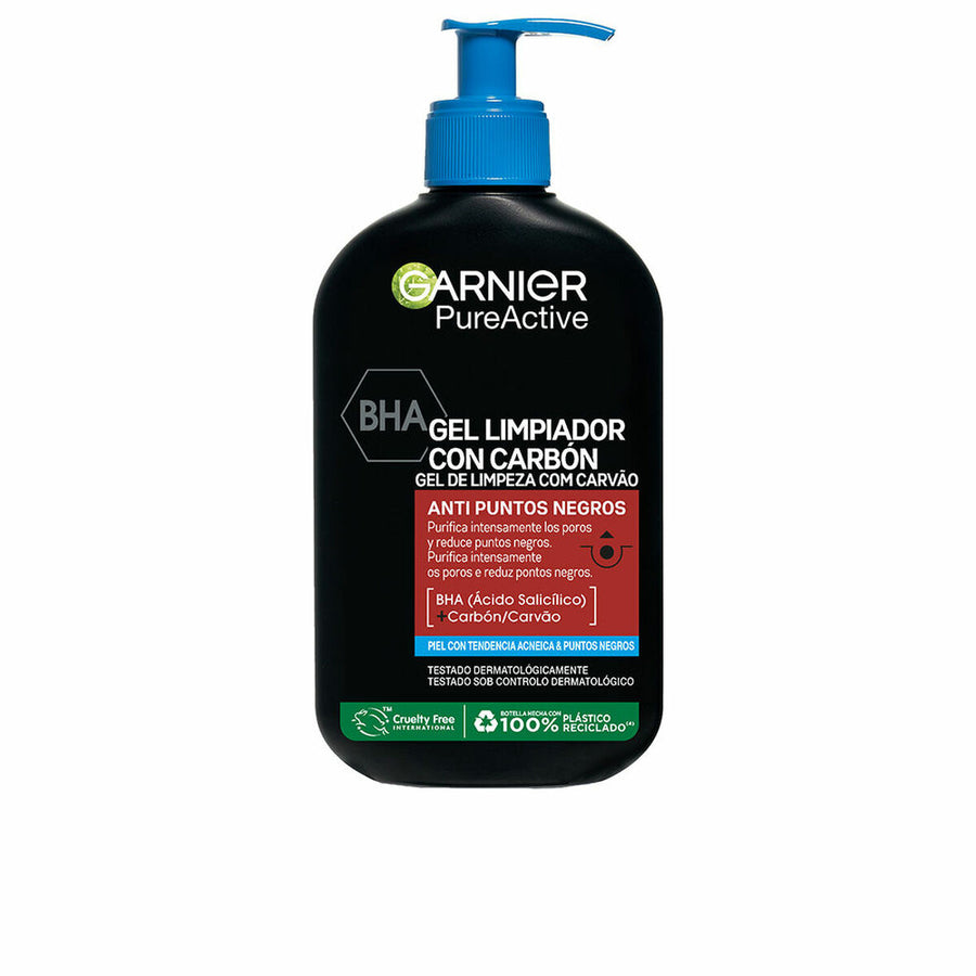 Gel de Limpeza Facial Garnier Pure Active Carvão 250 ml