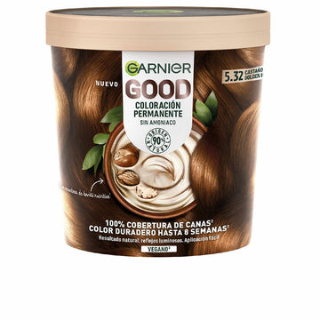 Permanent Colour Garnier GOOD 217 ml Ammonia-free Brown Nº 5.32