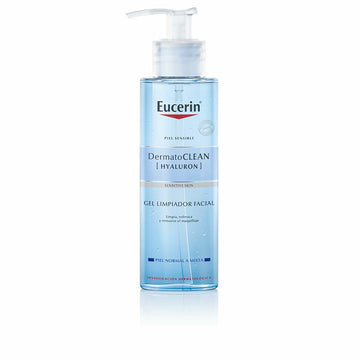 Gel de Limpeza Facial Eucerin DermatoCLEAN Hyaluron Peles sensíveis (200 ml)