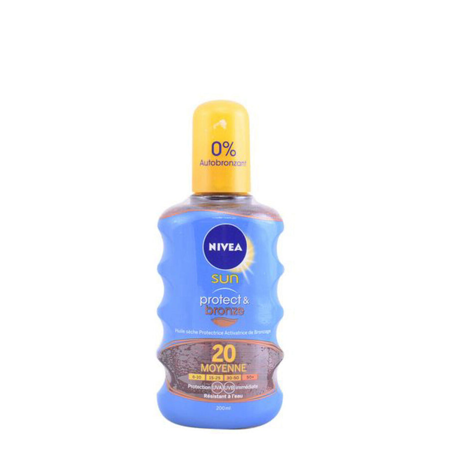 Óleo Solar Nivea Protect & Bronze 200 ml Spf 20 Spray