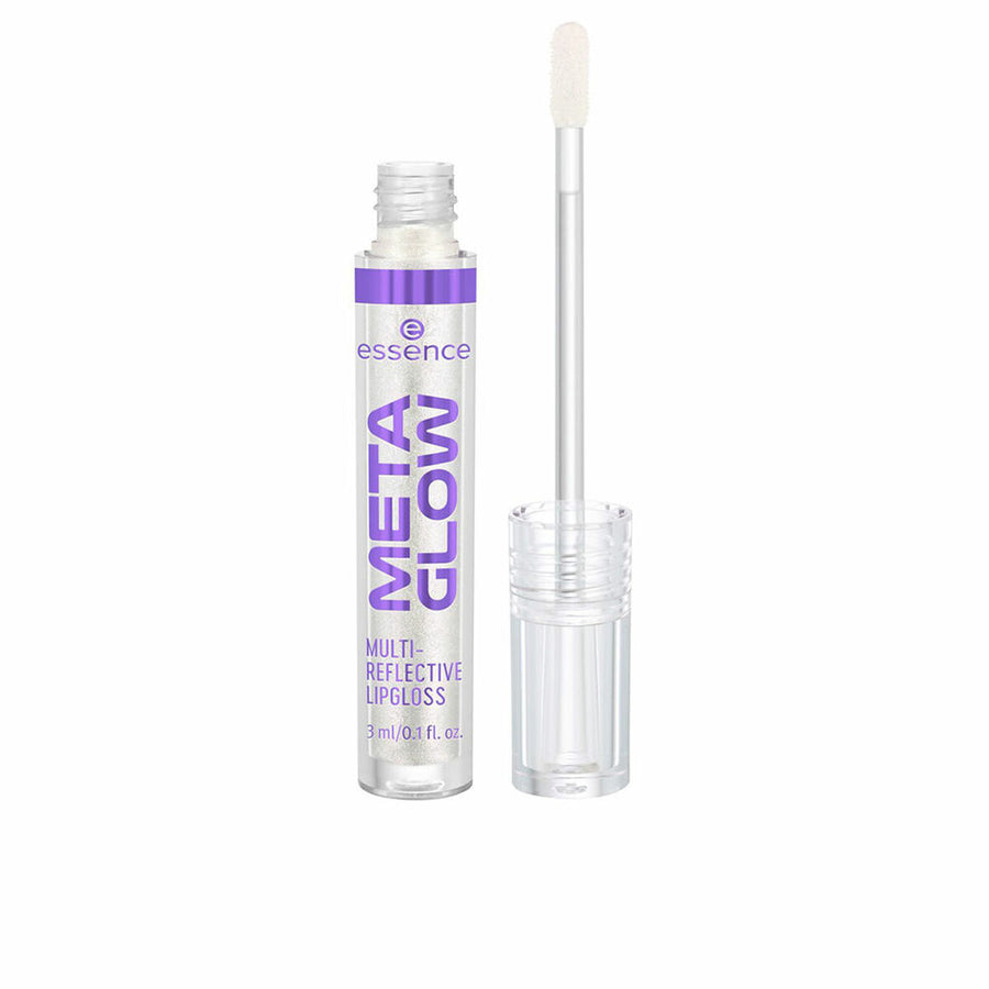 Brilho de Lábios Essence Meta Glow Nº 01 Cyber Space 3 ml Iridescente