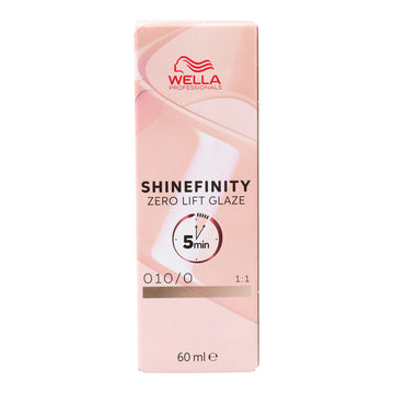 Permanent Dye Wella Shinefinity Color Nº 010/0 60 ml