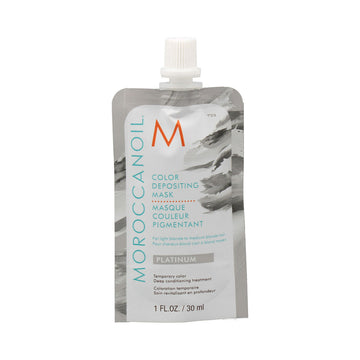 Máscara Capilar Moroccanoil Color Depositing 30 ml Prateado