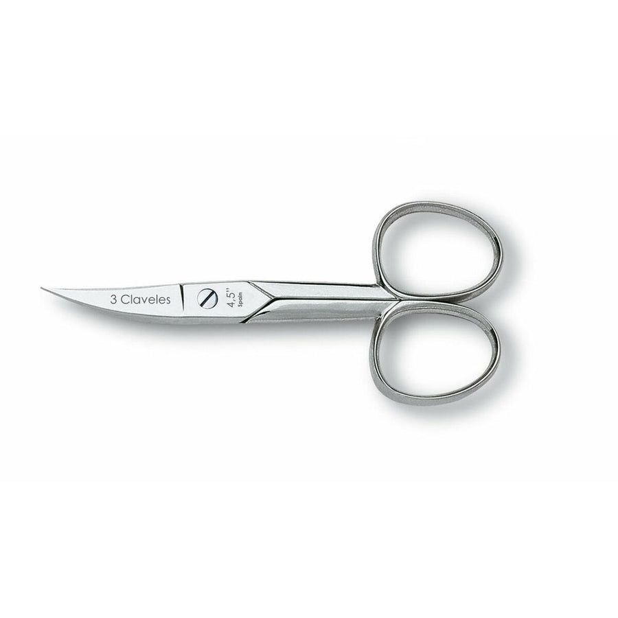 Nail Scissors 3 Claveles Carbon steel Curved 4,5