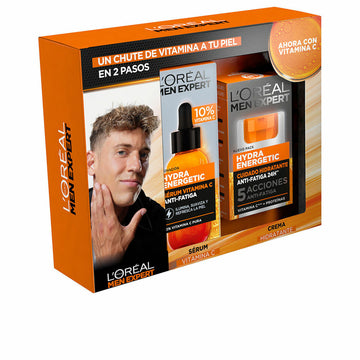 Conjunto de Cosmética Homem L'Oreal Make Up Men Expert Hydra Energetic 2 Peças