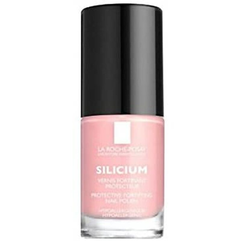 verniz de unhas La Roche Posay Toleriane Silicium Tratamento Fortificante Protetor Solar Nº 02 Rose 6 ml