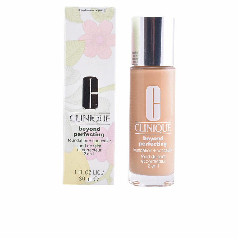 Base de Maquilhagem Fluida Clinique Beyond Perfecting 8-golden neutral 2 em 1 (30 ml)