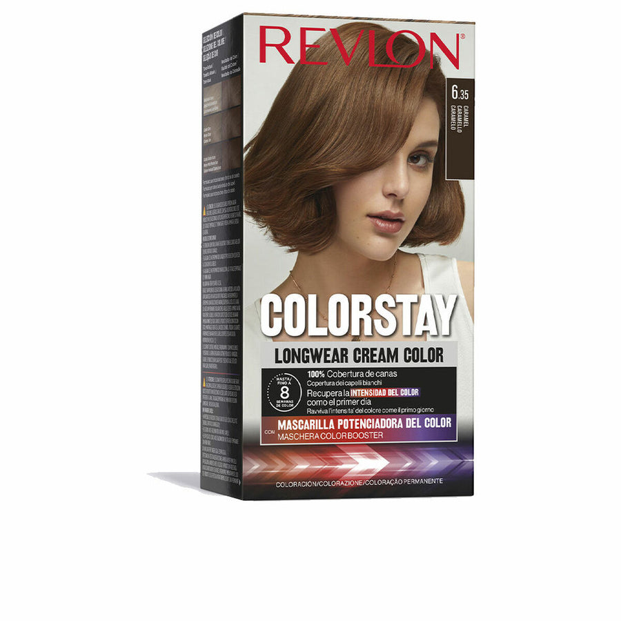 Tinta Permanente Revlon Colorstay Caramelo Nº 6.35