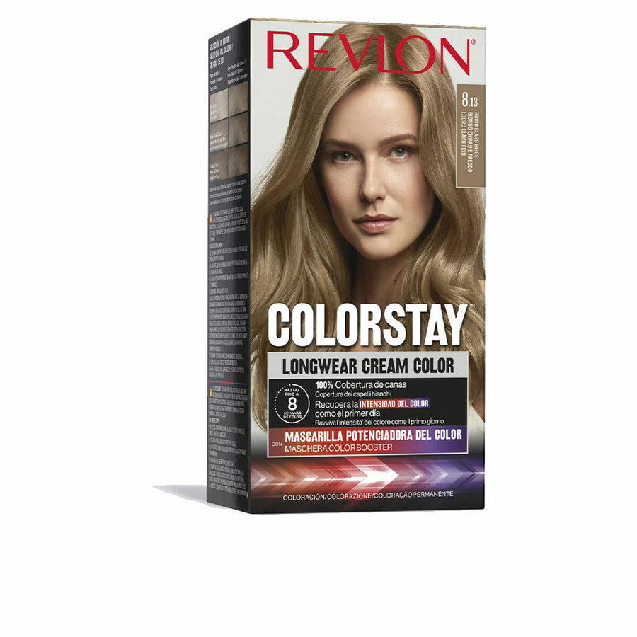 Tinta Permanente Revlon Colorstay Louro Claro Nº 8.13