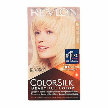 Tinta Sem Amoníaco Colorsilk Revlon Louro ultraclaro natural