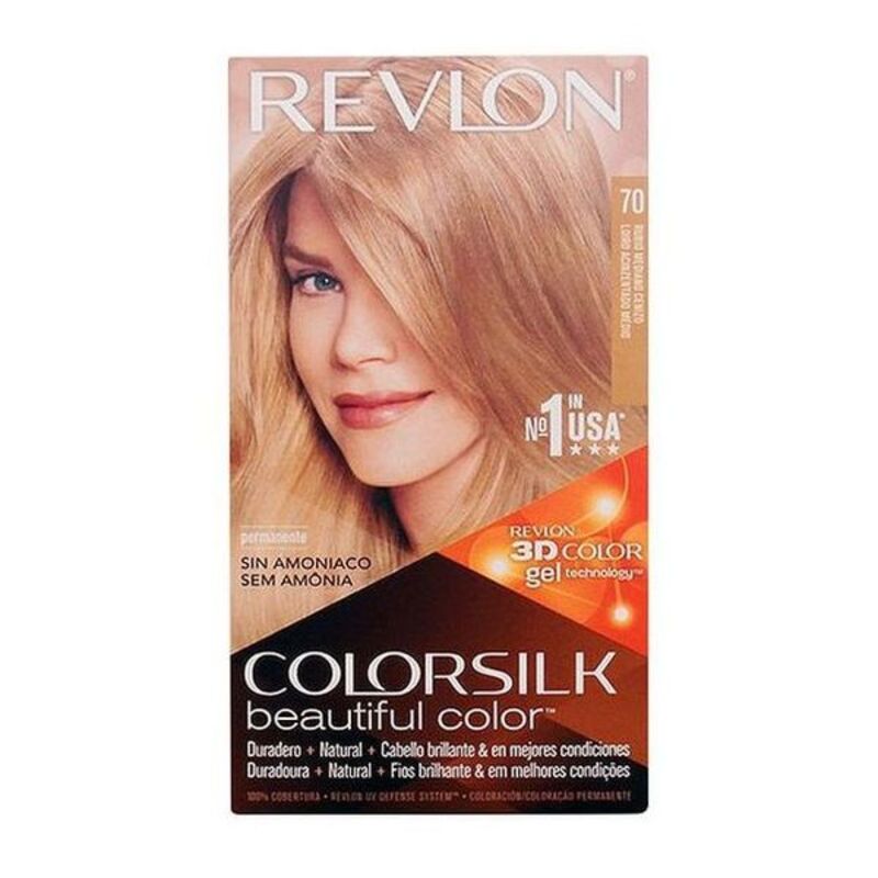 Tinta Sem Amoníaco Colorsilk Revlon Louro claro cinza