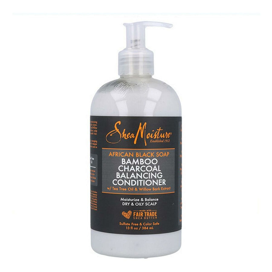 Condicionador  African Black Soap Bamboo Charcoal Shea Moisture (384 ml)