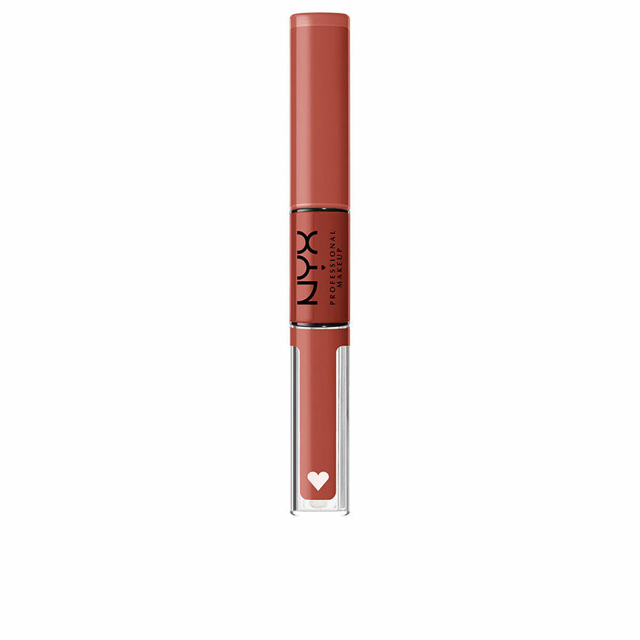 Batom líquido NYX Shine Loud 2 em 1 Nº 4 Life goals 3,4 ml