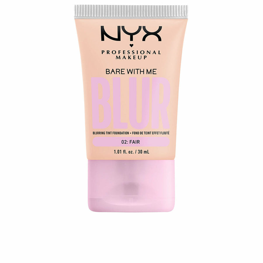 Liquid Make Up Base NYX Bare With Me Blur Nº 02 Fair 30 ml