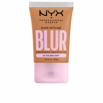 Base de Maquilhagem Fluida NYX Bare With Me Blur Nº 08 Golden light 30 ml