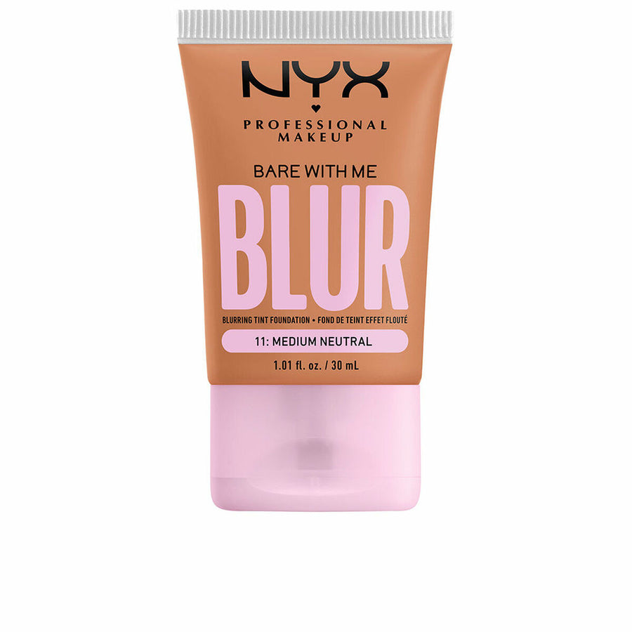 Base de Maquilhagem Cremosa NYX Bare With Me Blur Nº 14 Medium tan 30 ml