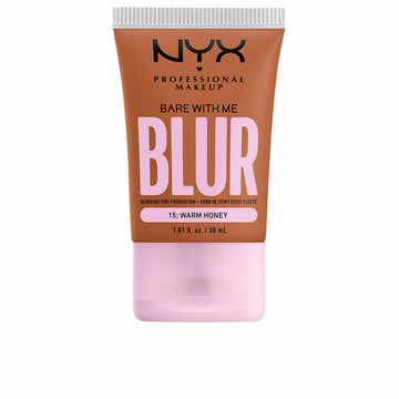 Base de Maquilhagem Cremosa NYX Bare With Me Blur Nº 15 Warm honey 30 ml