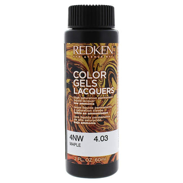 Coloração Permanente Redken Color Gel Lacquers 4NW-maple (3 x 60 ml)