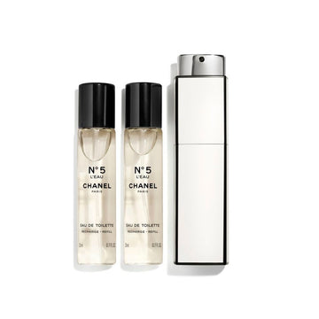 Conjunto de Perfume Mulher Chanel Nº 5 L'Eau 3 Peças