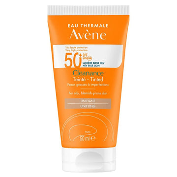 Protetor Solar Com Cor Avene Cleanance SPF 50+ 50 ml