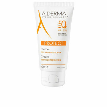 Creme Solar A-Derma Protect Sem perfume SPF 50+ (40 ml)