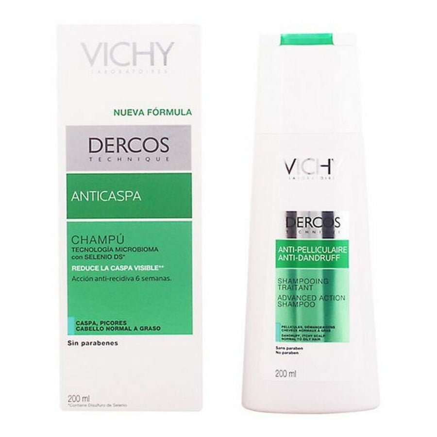 Champô Anticaspa Dercos Vichy Cabelos oleosos (200 ml)