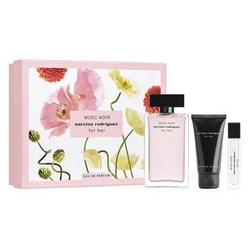 Conjunto de Perfume Mulher Narciso Rodriguez Musc Noir 3 Peças