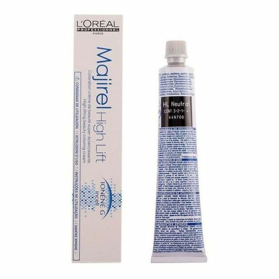 Tinta Permanente Majirel High-Lift L'Oreal Professionnel Paris 0000019444 Neutral 50 ml