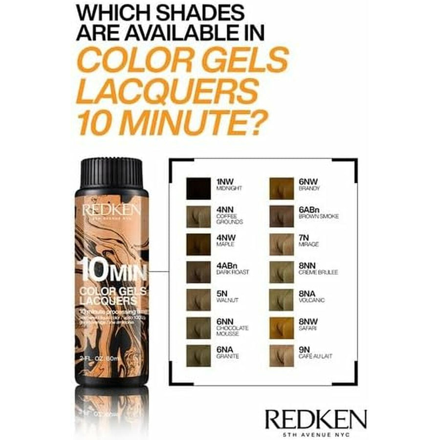 Permanent Dye Redken Color Gels Lacquers Minutos 3 x 60 ml Nº 6ABN-6.19 (3 Units)