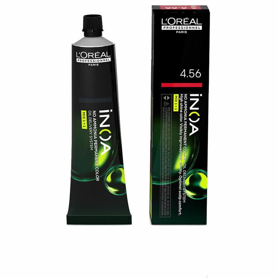 Tinta Permanente L'Oreal Professionnel Paris Inoa Nº 4.56 60 g