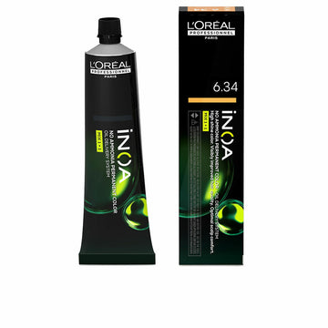 Tinta Permanente L'Oreal Professionnel Paris Inoa Nº 6.34 60 g