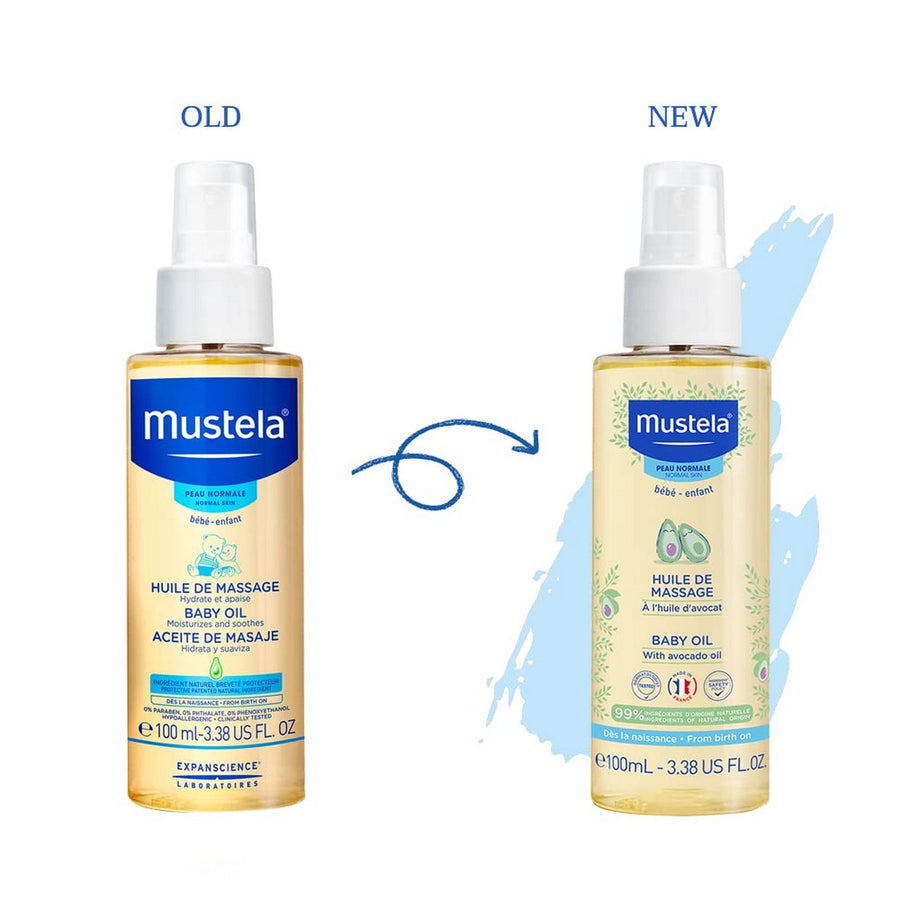 Óleo Corporal Para Bebé Mustela (100 ml)