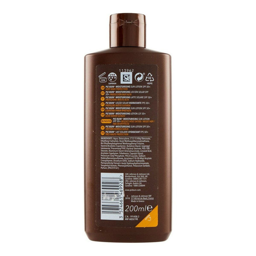 Loção Solar Piz Buin In Sun SPF 50+ 200 ml