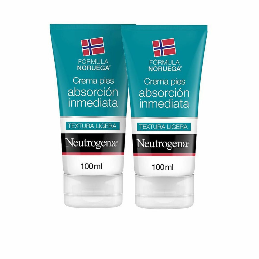 Creme de Pés Hidratante Neutrogena instantânea Absorção (2 x 100 ml)