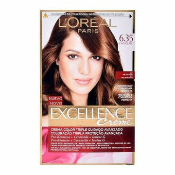 Tinta Permanente Excellence L'Oreal Make Up Chocolate