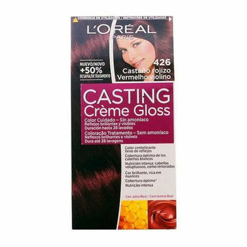 Tinta Sem Amoníaco Casting Creme Gloss L'Oreal Make Up Castanho acobreado