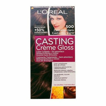 Tinta Sem Amoníaco Casting Creme Gloss L'Oreal Make Up Castanho claro