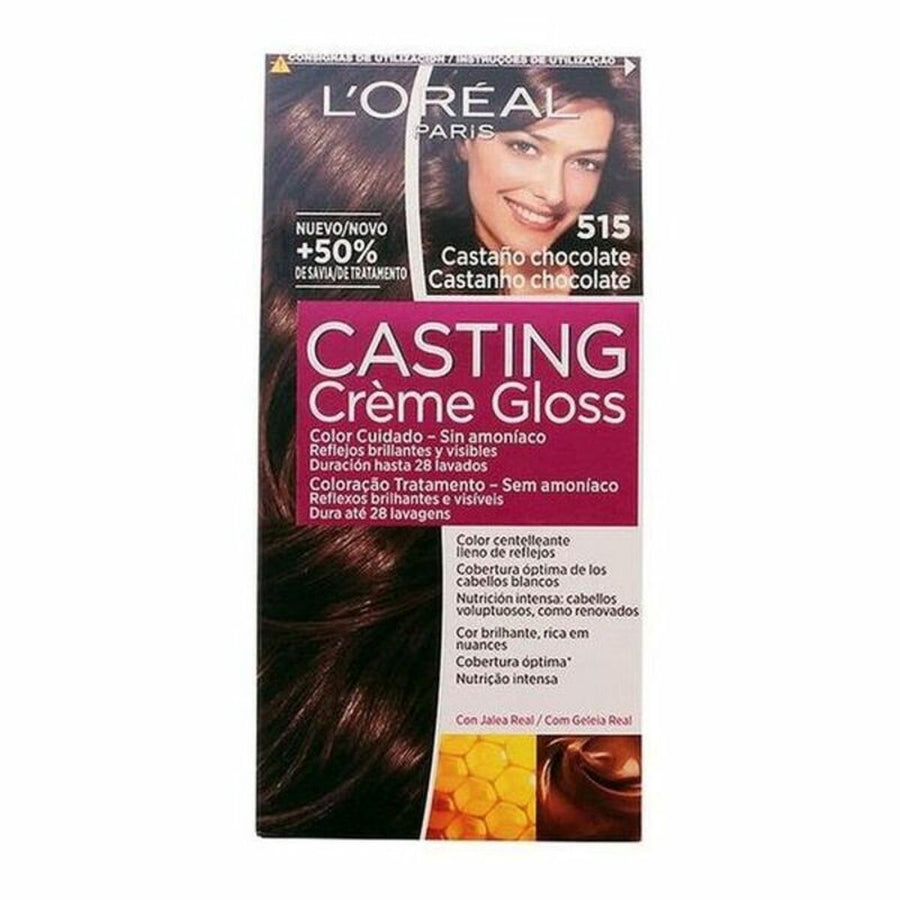 Tinta Sem Amoníaco Casting Creme Gloss L'Oreal Make Up Castanho chocolate