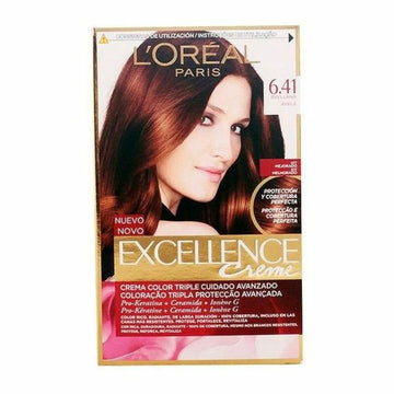 Permanent Dye Excellence L'Oreal Make Up Hazelnut