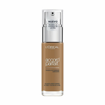 Fundo de Maquilhagem Líquido L'Oreal Make Up Accord Parfait 8,5D/8,5W-caramel 30 ml