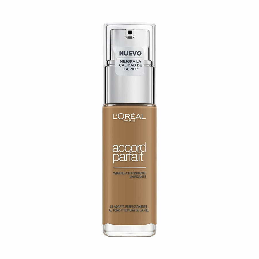 Fundo de Maquilhagem Líquido L'Oreal Make Up Accord Parfait 8,5D/8,5W-caramel 30 ml