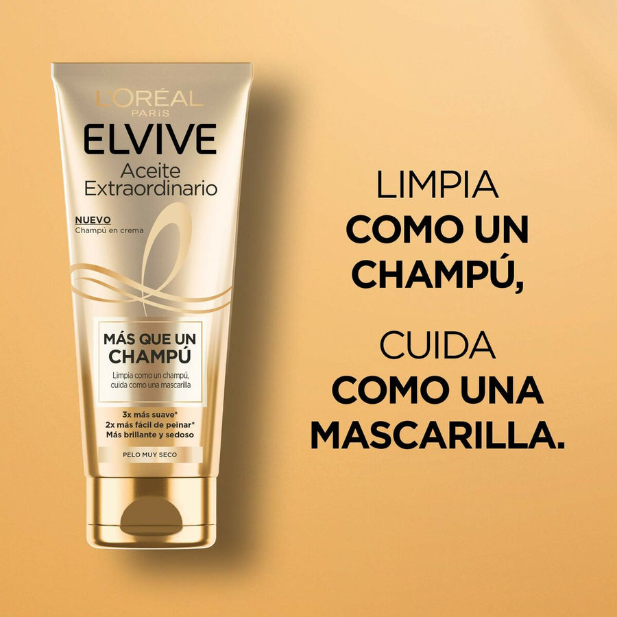 Champô Reparador L'Oreal Make Up Elvive Aceite Extraordinario (250 ml)