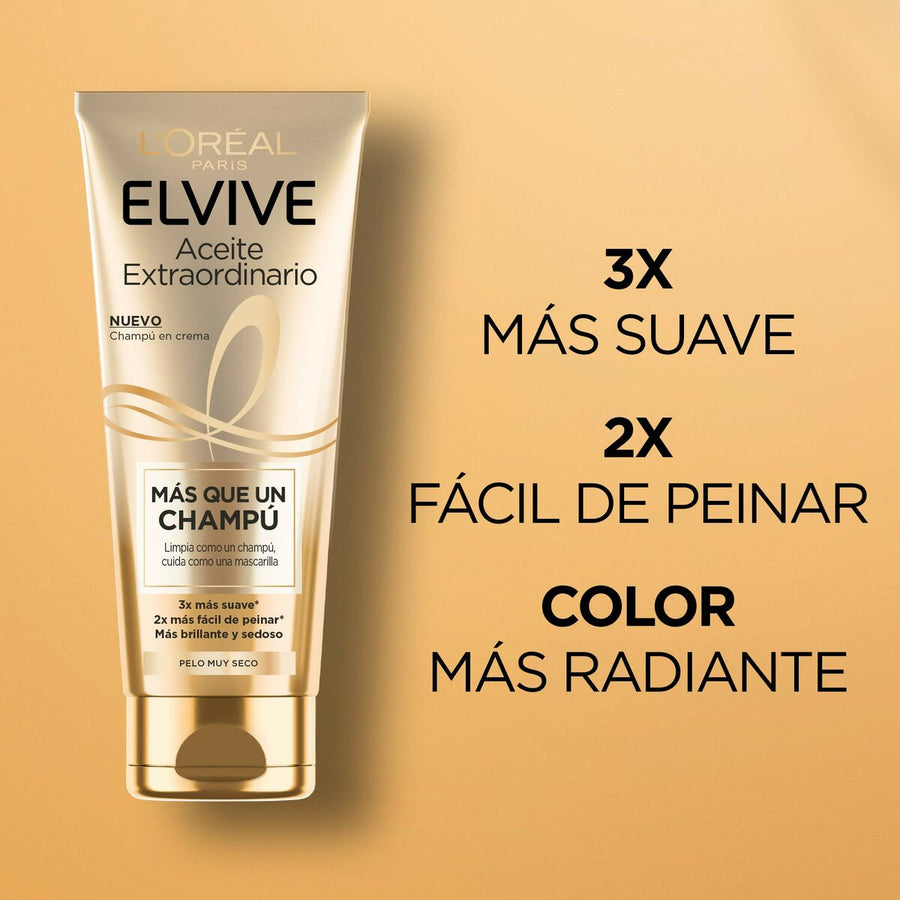 Champô Reparador L'Oreal Make Up Elvive Aceite Extraordinario (250 ml)