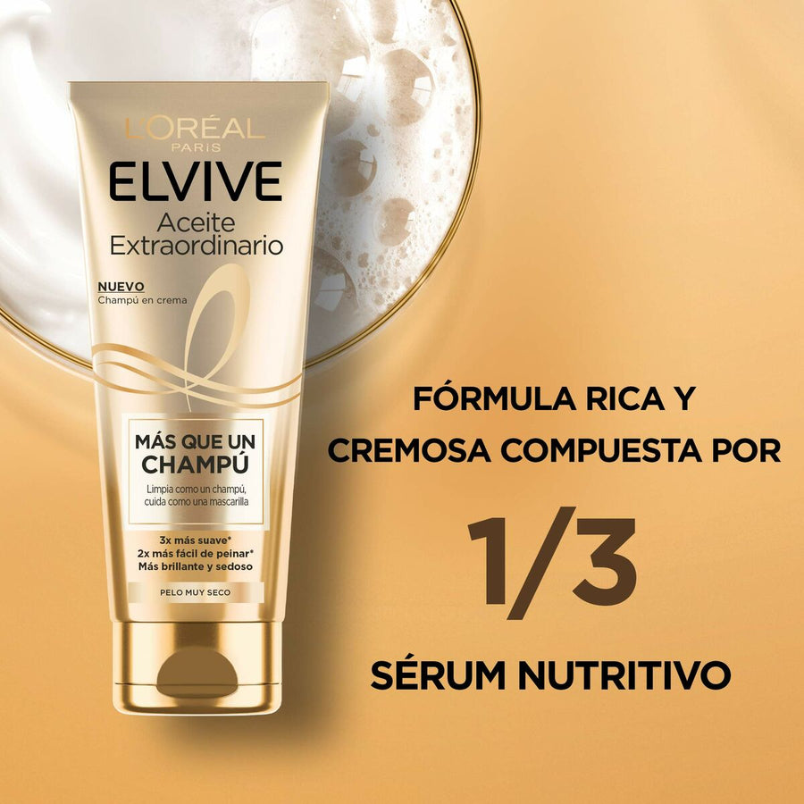 Champô Reparador L'Oreal Make Up Elvive Aceite Extraordinario (250 ml)