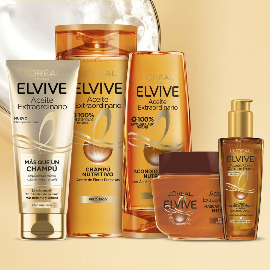 Champô Reparador L'Oreal Make Up Elvive Aceite Extraordinario (250 ml)