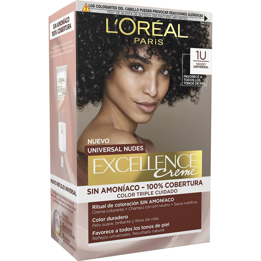 Tinta Permanente L'Oreal Make Up Excellence Preto